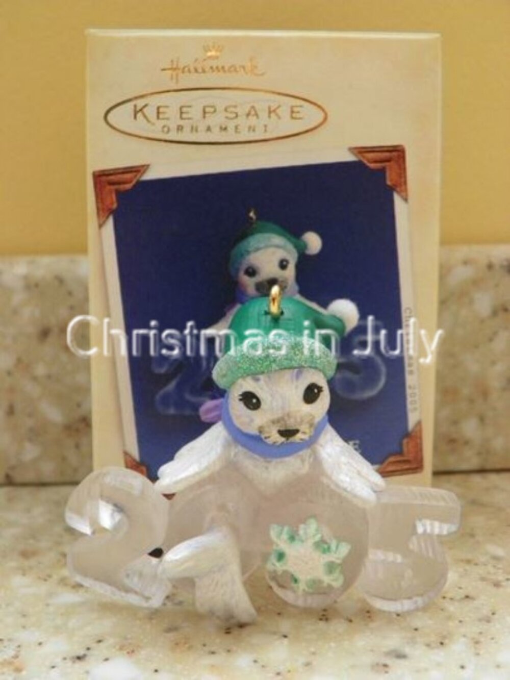 Hallmark 2005 Cool Decade Series Seal Christmas Ornament